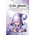 Személyre szabható - Lufis levendulás manólány mintás füzet