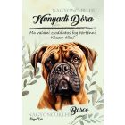 Személyre szabható -  Bullmasztiff portré mintás füzet