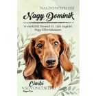 Személyre szabható - Barna tacskó portré mintás füzet