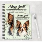 Személyre szabható -  Sable Papillon portré mintás füzet