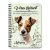 Személyre szabható - Jack Russell terrier portré mintás füzet