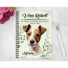 Személyre szabható - Jack Russell terrier portré mintás füzet