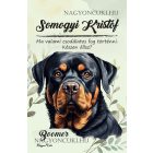 Személyre szabható - Rottweiler portré mintás füzet