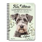 Személyre szabható - Pumi portré mintás füzet