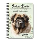 Személyre szabható - Kaukázusi juhászkutya portré mintás füzet