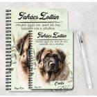 Személyre szabható - Kaukázusi juhászkutya portré mintás füzet