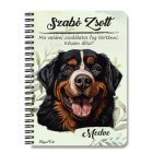 Személyre szabható - Berni pásztor portré mintás füzet