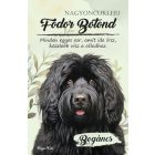 Személyre szabható - Fekete puli portré mintás füzet