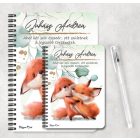 Személyre szabható - Fox Love mintás füzet