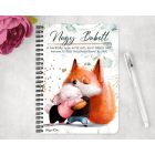 Személyre szabható - Nyuszi és Róka mintás füzet