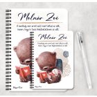 Személyre szabható - Maci és Nyuszi mintás füzet