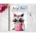 Személyre szabható - Mosómaci mintás füzet