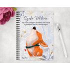 Személyre szabható - Cuki corgi kutyus mintás füzet