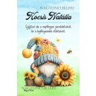 Személyre szabható - Cuki sapkás napraforgós manó mintás füzet