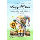 Személyre szabható - Napraforgós manó lány cuki békával mintás füzet