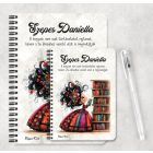 Személyre szabható - Cuki könyv hercegnő mintás füzet