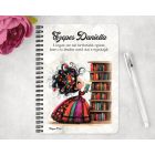 Személyre szabható - Cuki könyv hercegnő mintás füzet