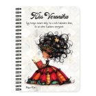 Személyre szabható - Szépséges könyv hercegnő mintás füzet