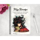 Személyre szabható - Álmodó könyv hercegnő mintás füzet