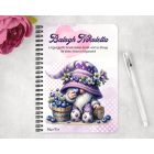 Személyre szabható - Cuki áfonyás manó mintás füzet