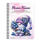 Személyre szabható - Áfonyás manó sok áfonyával mintás füzet