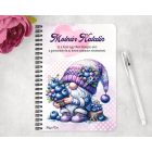 Személyre szabható - Áfonyás manó sok áfonyával mintás füzet