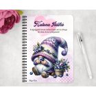 Személyre szabható - Nyami Áfonyás manó mintás füzet