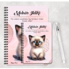 Személyre szabható - Cuki ragdoll cicus mintás füzet