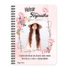 Saját fotós személyre szabható - Bájos virágos mintás füzet