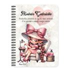 Személyre szabható - Szépséges Körmös manólány mintás füzet