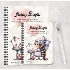 Személyre szabható - Tündéri Körmös manólány mintás füzet