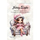 Személyre szabható - Cuki Körmös manólány mintás füzet