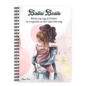Személyre szabható - Anya és Lánya mintás füzet