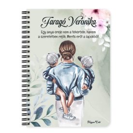 Személyre szabható - Anya és Kicsi Fiai mintás füzet