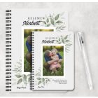 Saját fotós személyre szabható - Gyönyörű levelek mintás füzet