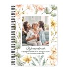 Saját fotós, személyre szabható - Virágoskert mintás füzet