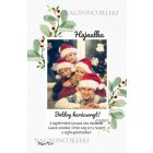 Saját fotós, személyre szabható - Karácsony mintás füzet