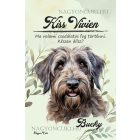 Személyre szabható - Briard kutya portré mintás füzet