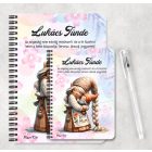 Személyre szabható - Cuki Anya manó & Kicsi Fia mintás füzet