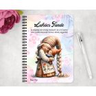 Személyre szabható - Cuki Anya manó & Kicsi Fia mintás füzet