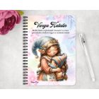 Személyre szabható - Cuki Anya manó & Kisfia mintás füzet