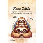 Személyre szabható - Cuki lajhár Apa és két gyerek - Kicsi a rakás mintás füzet