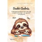 Személyre szabható - Cuki lajhár Apa és két gyereke mintás füzet