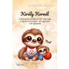 Személyre szabható - Kosaras Cuki lajhár Apa és a gyerek mintás füzet