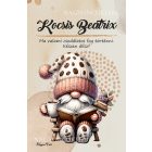 Személyre szabható - Könyvmoly kávés manó mintás A6-os füzet