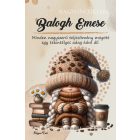 Személyre szabható - Könyvmoly kávés manó lány mintás A6-os füzet