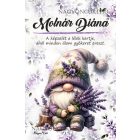 Személyre szabható - Cuki Levendulás manó mintás A6-os füzet