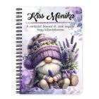 Személyre szabható - Tündéri Levendulás manó mintás A6-os füzet