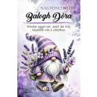 Személyre szabható - Kalandor Levendulás manó mintás A6-os füzet