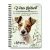 Személyre szabható - Jack Russell terrier portré mintás A6-os füzet